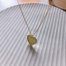 Load image into Gallery viewer, Engraved Heart Necklace Gift for Girlfriend Wife, Sister