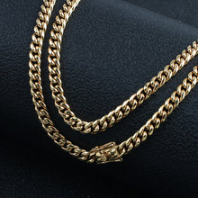 Load image into Gallery viewer, 12MM 14K Cuban link chain necklace for men and women perfect gift for loved one