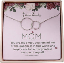 Load image into Gallery viewer, Mother Daughter Sterling Silver Necklace
